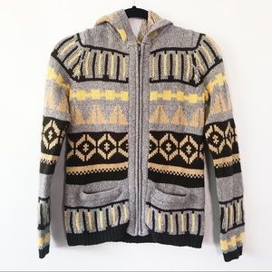 *Sparrow Zip Up Hooded Sweater